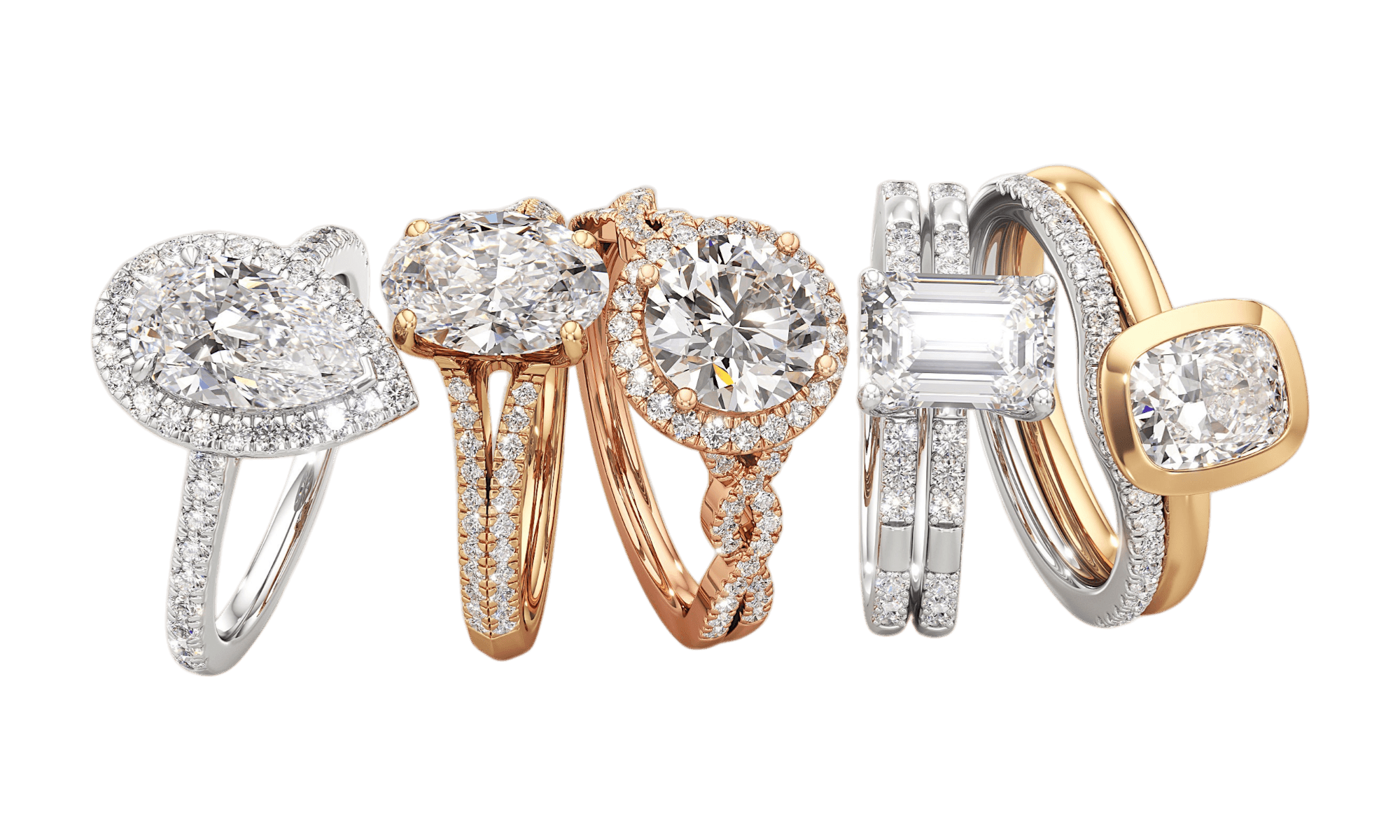 Diamond engagement rings collection